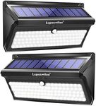 Luposwiten Solar Lights Outdoor 100 LEDs, Motion Sensor Wireless Waterproof Security Light, Solar Lights for Garden, Patio, Yard, Driveway, Garage, Porch, Pathway by Luposwiten [2PACK], home001