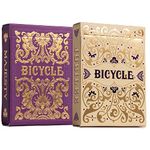 Bicycle Playing Cards 2 Deck Collector's Bundle - Bicycle Jubilee and Bicycle Majesty