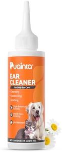 PUAINTA Ear Cleaner for Dog & Cats, Dog Ear Infection Treatment, Dog Ear Cleaning Solution- Cleaning,Soothing, and Deodorizing Itchy Ears, Vet Recommended - 8oz