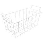 KITCHEN BASICS 101: WR21X10208 White Refrigerator Freezer Basket Replacement for GE Haier RF-0300-29 ap4428485, RF-0300-29, 1535717, AH2356327, EA2356327, PS2356327, RF-0300-20, WR21X10157, WR71X27815