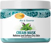 SPA REDI - Body and Foot Cream Mask, Mint and Eucalyptus, 16 Oz - Pedicure Massage for Tired Feet and Body, Hydrating, Fresh Skin