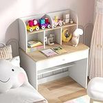 HONEY JOY Kids Wooden Study Desk, C