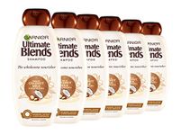 Garnier Ultimate Blends Shampoo | Coconut Milk & Macademia Nourishing for Dry Hair | 360 ml | Pack of 6
