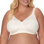 Playtex Women's 18 Hour Ultimate Lift and Support Wire Free Bra,White,38DD