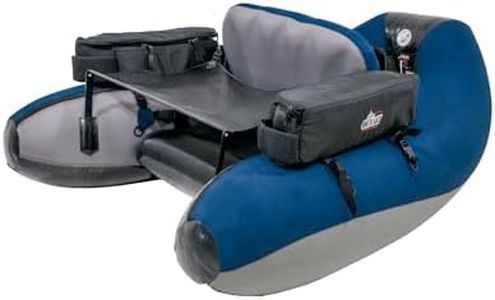 Outcast Sporting Gear Prowler Float Tube - Durable Capacious 325 Lbs Outdoor Water Sports Fishing U-Shape Inflatable Float Boat with Urethane Bladders