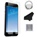 ZAGG InvisibleShield Glass+ Screen Protector, Fits iPhone 8 / iPhone 7 / iPhone 6s / iPhone 6 – Extreme Impact & Scratch Protection – Easy To Apply Tools Included – Seamless Touch Sensitivity - 2 PACK