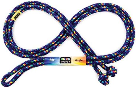 Just Jump It 8 Foot Single Jump Rope - Purple Confetti