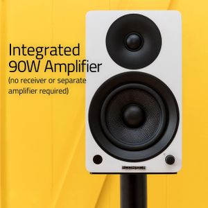 Fluance Ai41 Powered Bookshelf Speakers – Bluetooth, 90W Stereo Pair