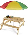 Plum Play Kids Picnic Table with Umbrella