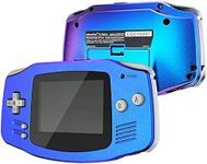 IPS Ready Upgraded eXtremeRate Chameleon Purple Blue Replacement Shell Full Housing Cover Buttons for Gameboy Advance GBA - Compatible with Both IPS & Standard LCD - Console & IPS Screen NOT Included