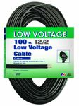 Coleman Cable Low Voltage Outdoor Lighting Cable (100 Ft, 12/2 Gauge, Black)