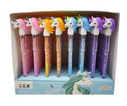 Asera Unicorn Fancy Pencils Push Pencils for kids Birthday Return Gifts Party Favors Take away Gifts (Pack of 24)