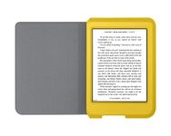 Kobo Nia SleepCover Case | Lemon Yellow | Sleep/Wake Technology | Vegan Leather | Compatible with 6” Kobo Nia eReader