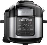 Ninja Foodi MAX Multi-Cooker [OP500UK], 9-in-1, 7.5L, Electric Pressure Cooker and Air Fryer, Brushed Steel and Black