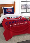 Northwest NHL Montreal Canadiens Comforter and Sham Set, Twin, Draft