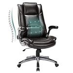 COLAMY Leather Executive Office Cha