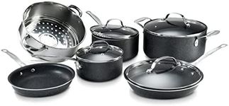 Granitestone Original 10 Piece Nonstick Cookware Set, Scratch-Resistant, Granite-Coated, Dishwasher and Oven-Safe Kitchenware, PFOA-Free Pots and Pans As Seen On TV