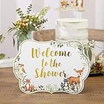 Kate Aspen Woodland Baby Shower, One Size, Décor Sign Kit (Set of 8)