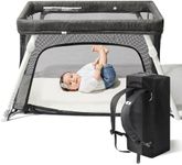 Guava Lotus Travel Crib with Lightw