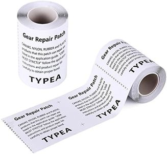 Tent Repair Tape 375cmx7.5cm Waterproof Repair Kit Patches Clear Airbed Trampoline Repair kit Awning Puncture Repair Patches for Tents,Awnings,Down Jacket,Inflatable Boat Swimming Pools,Air Bed,Gazebo