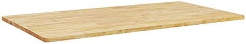 1" Thick Solid Wood Butcher Block Top - 24" D x 48" L - by BenchPro