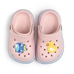 Casazoe Toddler Kids Boys Girls Cute Garden Water Clogs Sandals Slip On Shoes Slipper Slides Lightweight Outdoor Summer Infant Children Beach Pool Shoes (Baby/Toddler Kids), Light Pink 01, 4.5 Toddler