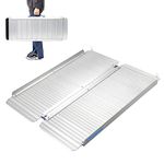 Ruedamann Folding Portable Threshold 3' Wheelchair Ramp (3 Feet)