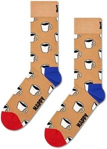 Happy Socks Calcetines de Café - Calcetines con Diseño - Regalo Divertido para Amantes del Café