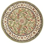 Mahi Carpet Thick Soft Washable Round Rug for Bedroom, Living Room, Table | Anti Skid 3 x 3 FT (90 x 90 CM)