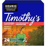 Timothy's Hazelnut K-Cup Coffee Pods, 24 Count For Keurig Coffee Makers