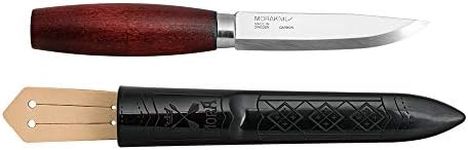 Morakniv 13604 Classic No. 2 4.13" Blade Red Stain Bird Handle Fixed Knife