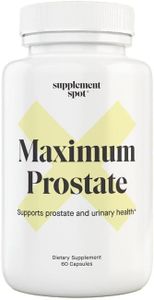 Supplement Spot Maximum Prostate | Advanced Prostate Formula Supplement with Essential Nutrients | Beta Sitosterol Prostate Formula for Supporting Prostate Health (60 Capsules)