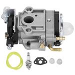 Carburetor Kit, 10mm Weedeater Carburetor Kit With High Precision For Weedeater 1e34f 1e36f Tu26 Tl26 Brush Cutter 26cc 33cc