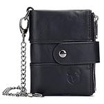 Men Vintage Cow Leather Wallet Card