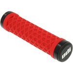 ODI Vans Grip with Lock-On Clamps, Bright Red/Black