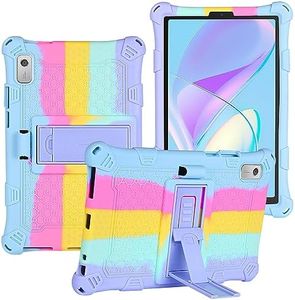 DOMAVER for Lenovo Tab M9 Case with Kickstand, 9.0"2023(TB-310FU), Lenovo Tab M9 Case for Kids, Soft Silicone Shockproof Protective Lenovo Tab M9 Case for Kids, Multicolor