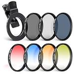 NEEWER 67mm Clip On Filters Kit for