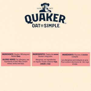 Quaker Oats Oat So Simple Porridge Sachets, 60 Pack