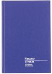 Blueline Account Book, Perfect Binding, 3 Columns with Description, 100 Numbered Pages, 8-1/4-Inch x 5-5/8-Inch, Blue (A1750.03)