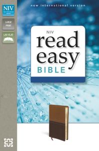 Holy Bible: New International Version, Caramel / Dark Caramel, Italian Duo-Tone, Readeasy