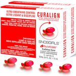 SNOBGIRLS CURALIGN Vegan Hair Oil Ultra Smoothing Control for Unruly, Frizz-Prone Hair. Hair serum with Argan Oil, Ceramides, Hyaluronic Acid & Hair Vitamins (30 Capsules)
