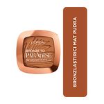 L'Oreal Paris Bronzer - Back To Bronze Matte Bronzing Pressed Powder, Shimmer Free, Medium, Compact Case