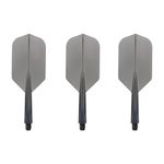 Condor Dart Flights | Zero Stress | Slim | Clear Black Short