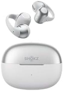 SHOKZ OpenDots 2 Open-Ear Clip-On Earbuds with Upgraded Dolby Audio, 3-Mic Clear Calls, Rich Bass, Up to 40 Hrs of Audio, Wireless Charging, Interchangeable Left/Right Earbuds, IP57, Bluetooth 6.1