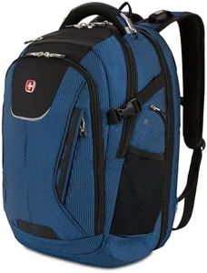 SwissGear 5358 USB Scansmart Laptop Backpack, Blue/Black, Large, 5358 Usb Scansmart Laptop Backpack