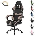 Advwin Gaming Chair with Footrest a