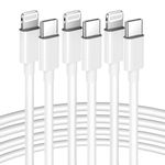 USB C to Lightning Cable,【Apple MFi Certified】 3Pack 6FT iPhone Fast Charger Cable Power Delivery Type C Charging Cord for iPhone 14 13 12 Mini Pro Max 11 X XS XR 8 Plus iPad AirPods Pro