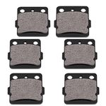 JCK Front and Rear Brake Pads For TRX400EX TRX 400EX Sportrax 400 ATC 200 X ATC200X 200X / Suzuki LT-Z 400 LTZ400 Quadsport 400 / Arctic Cat 400 DVX/Kawasaki KFX450