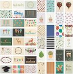 48 Pack Assorted All Occasion Greeting Cards - Includes Birthday Wedding Thank You Note Cards Assortment - Bulk Box Set Variety Pack with Envelopes Included - 48 Designs - 4 x 6 Inches