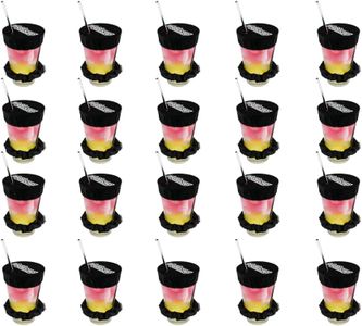 Nightcap The Original Drink Cover Scrunchie, 100 Pack – As Seen On Shark Tank And TikTok - Reusable - Wear On Wrist Or In Hair, Prevent Drink Spiking - Sanitary Pocket Keeps Cover Clean – Black